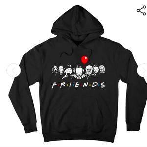 New Large horror friends hoodie